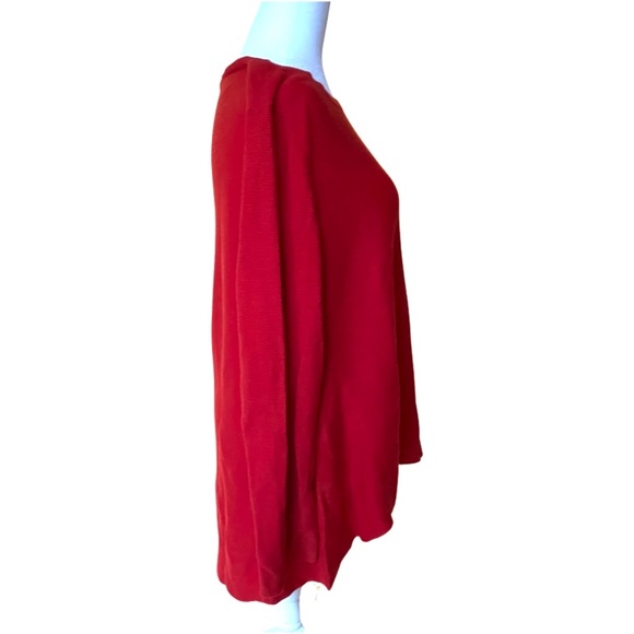 Eileen Fisher red tunic (xs/s/m, red) - Picture 5 of 7